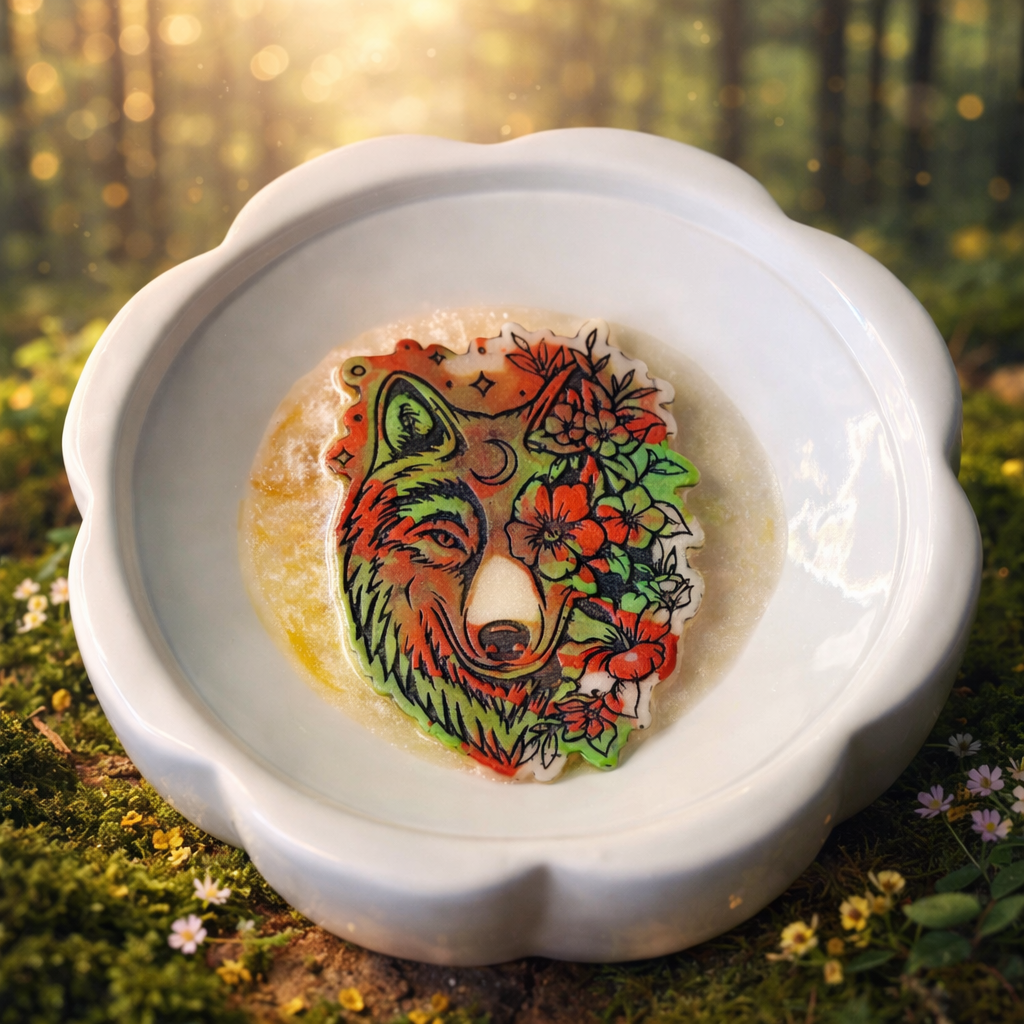 Flower Wolf Wax Melt