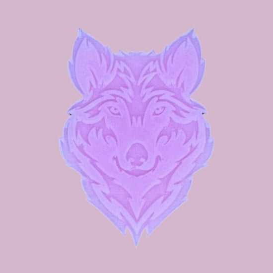 Strawberry Milkshake Wolf Shape