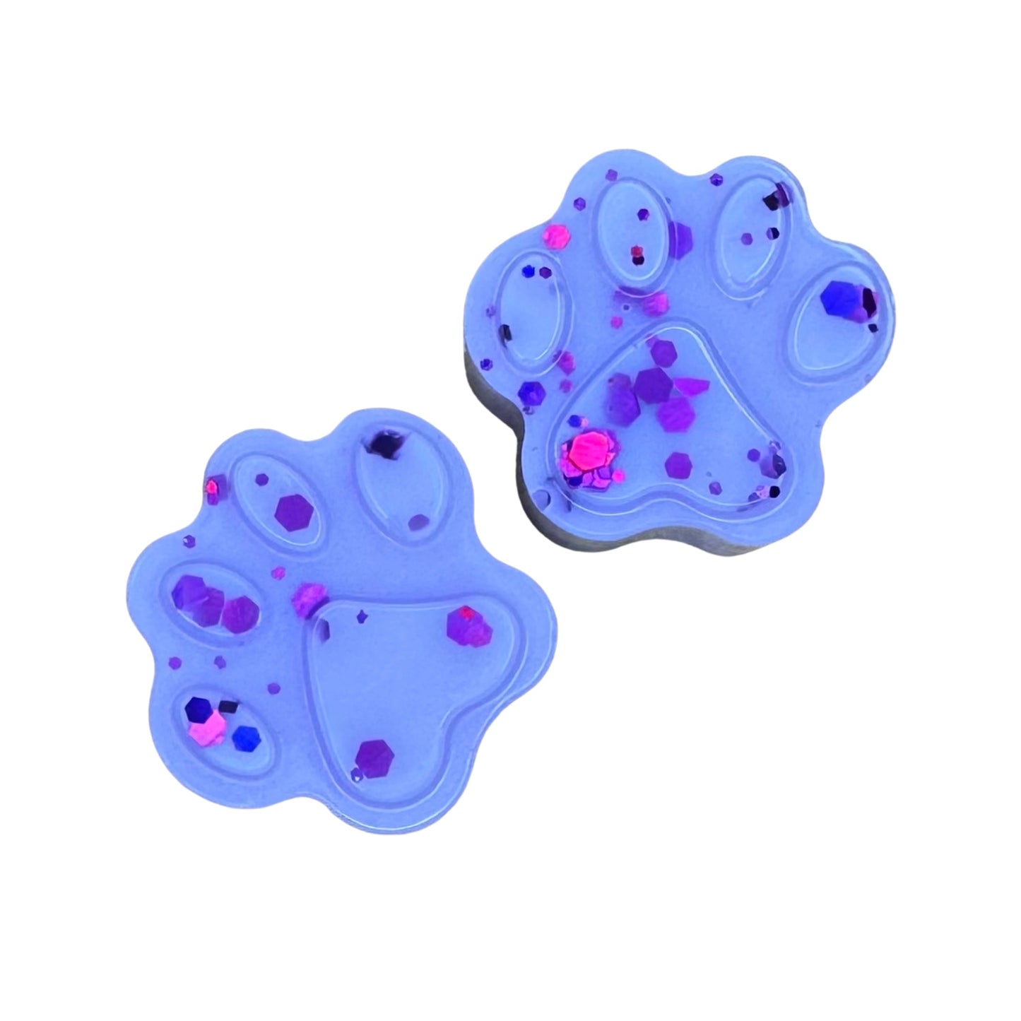 Arctic Wolf Paw Print Shapes