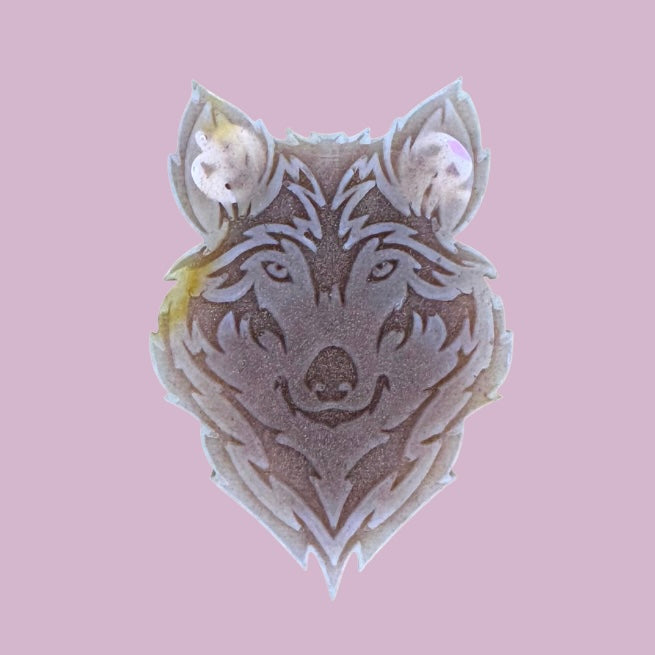 Pumpkin Pecan Waffles Wolf Shape