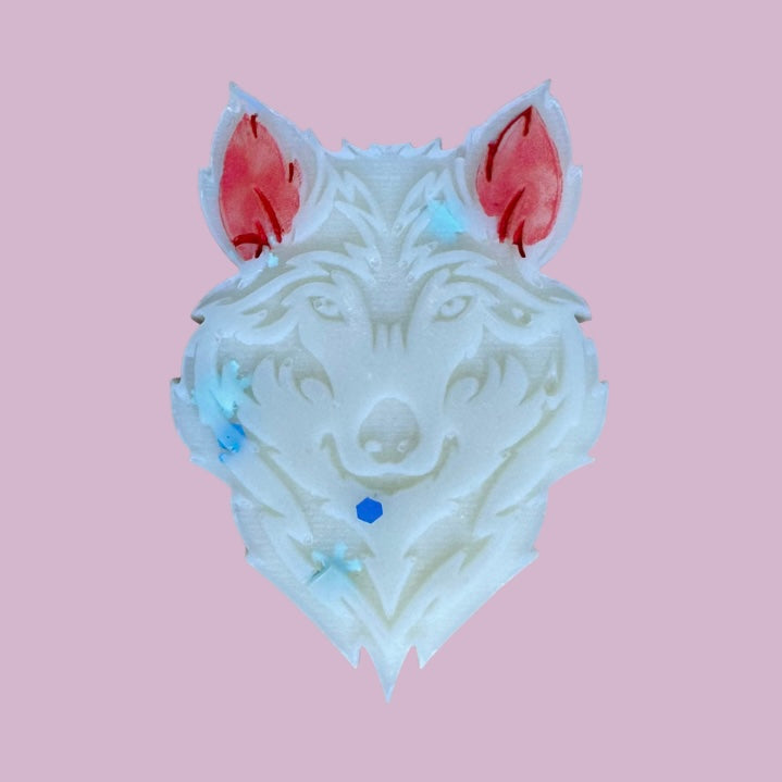 Snowflake Cookie & Winter Cherry Jam Wolf Shape