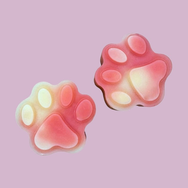 Rhubarb & Custard Paw Print Shapes
