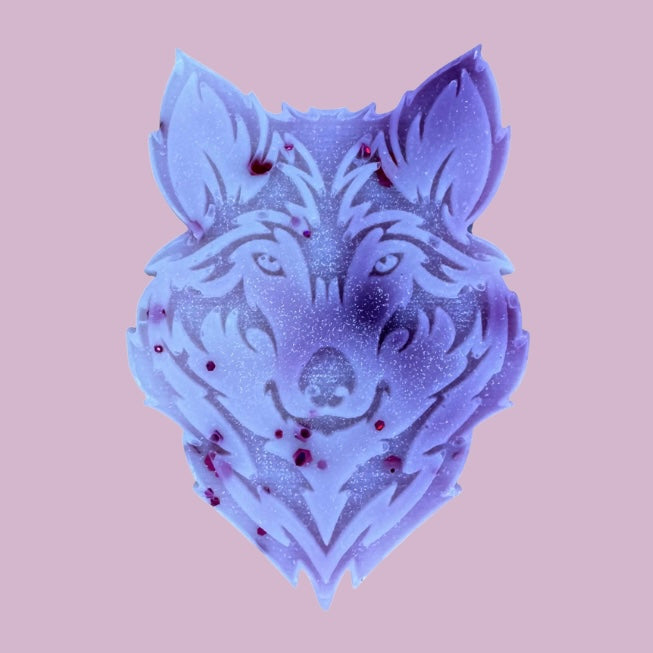 Sprinkled Birthday Cake Wolf Shape