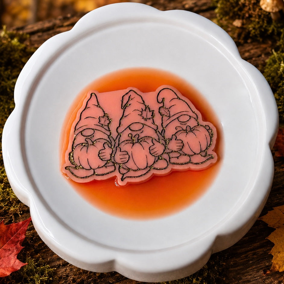 Pumpkin Gonks Wax Shape