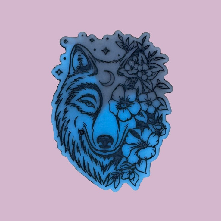 Nag Champa Flower Wolf Shape