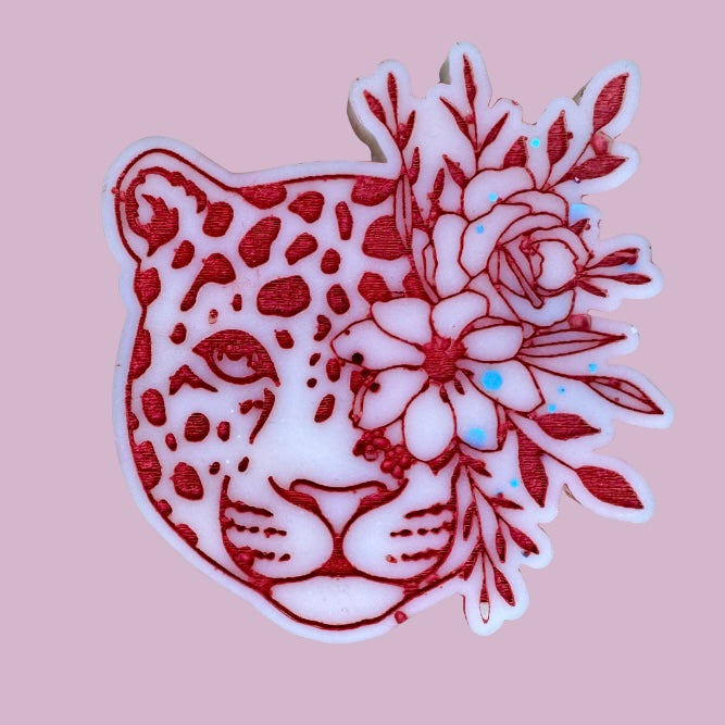 Flower Leopard Shape