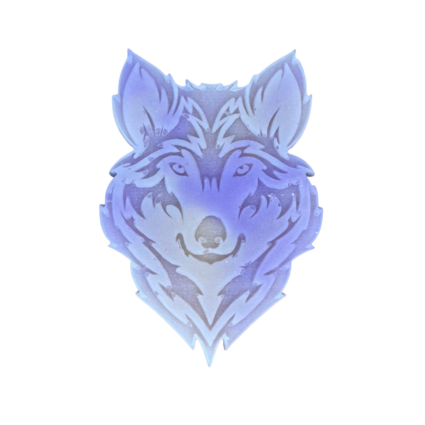 Dark Plum & Sandalwood Wolf Shape