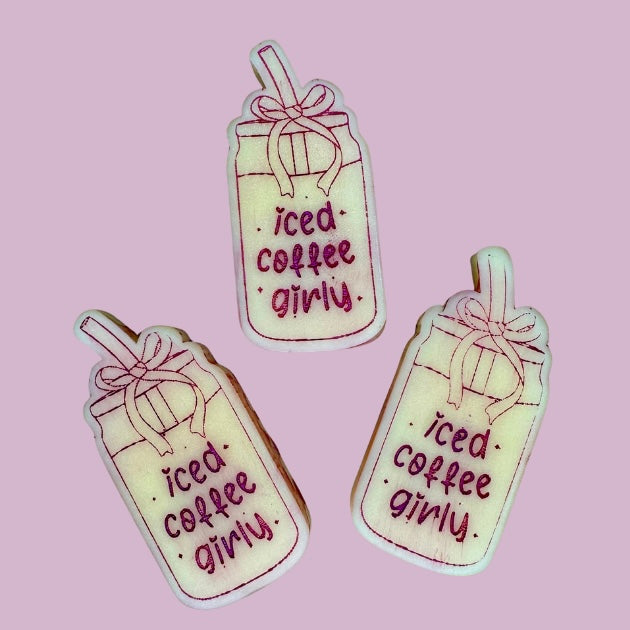 Iced Coffee Girly Shapes