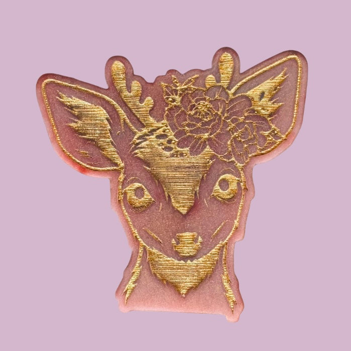 Flower Deer Shape