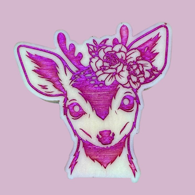 Flower Deer Shape
