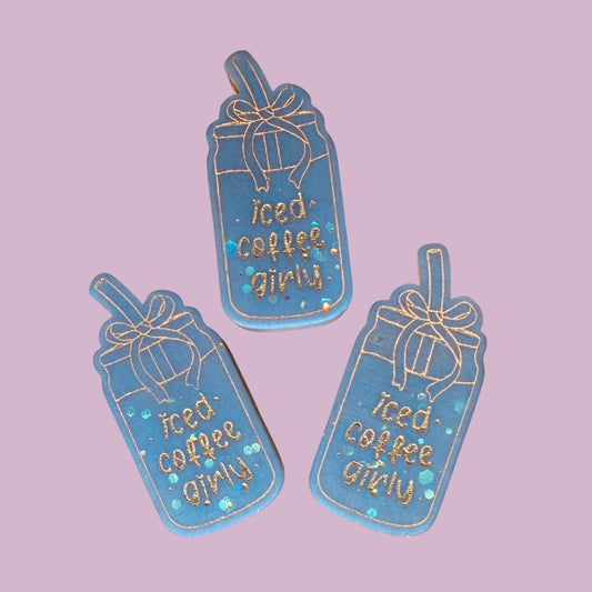 Iced Coffee Girly Shapes