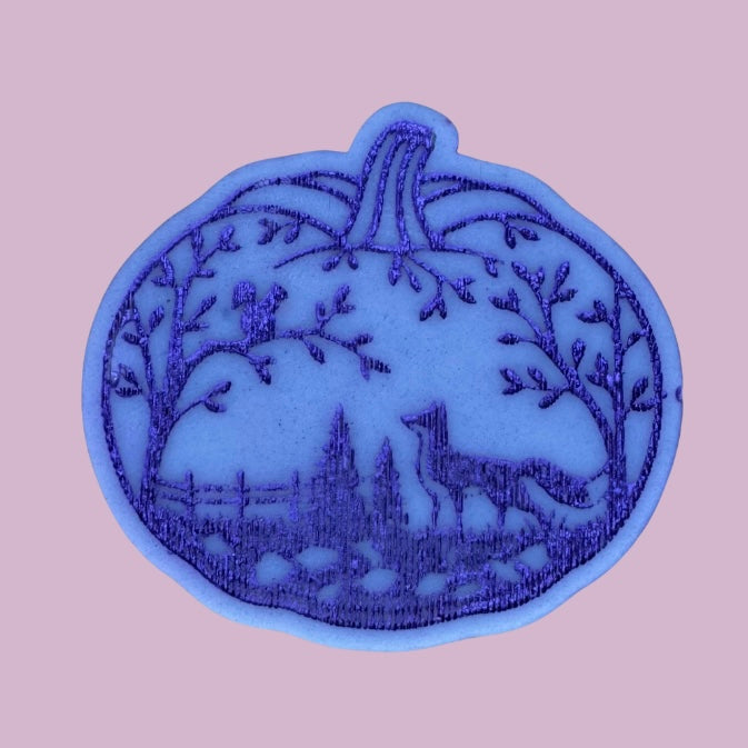 Fox Pumpkin Silhouette Shape