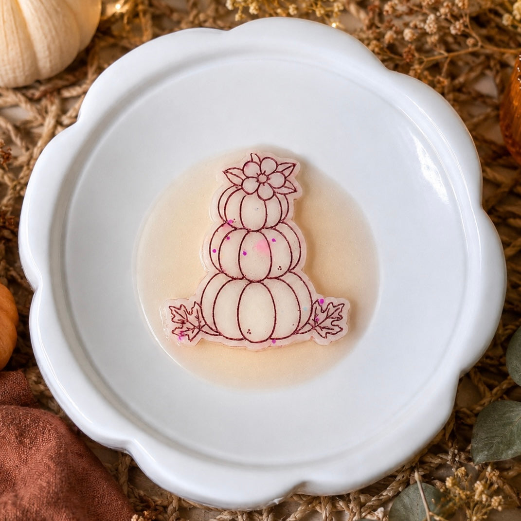Pumpkin Stack Wax Shape