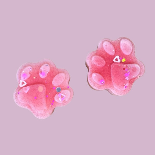 Vanilla Candy Rock Sugar Paw Print Shapes