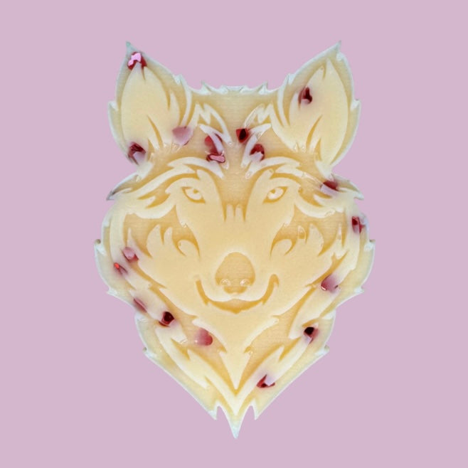 Cranberry Pumpkin Spice Wolf Shape