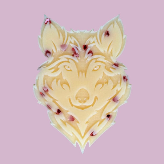 Cranberry Pumpkin Spice Wolf Shape