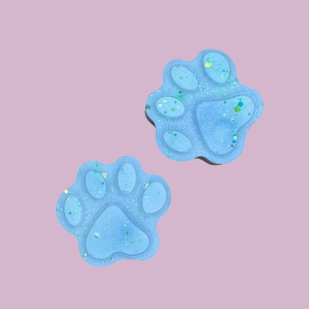Imp Sea Mint & Minerals Paw Print Shapes