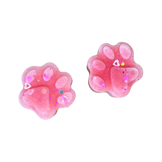Vanilla Candy Rock Sugar Paw Print Shapes
