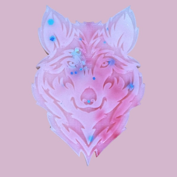 Crimson Cranberry Sparkler Wolf Shape