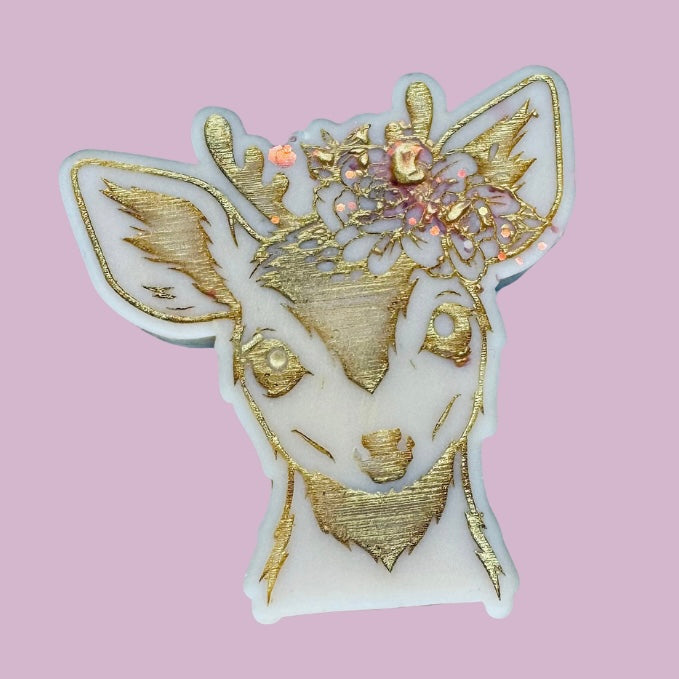Flower Deer Shape