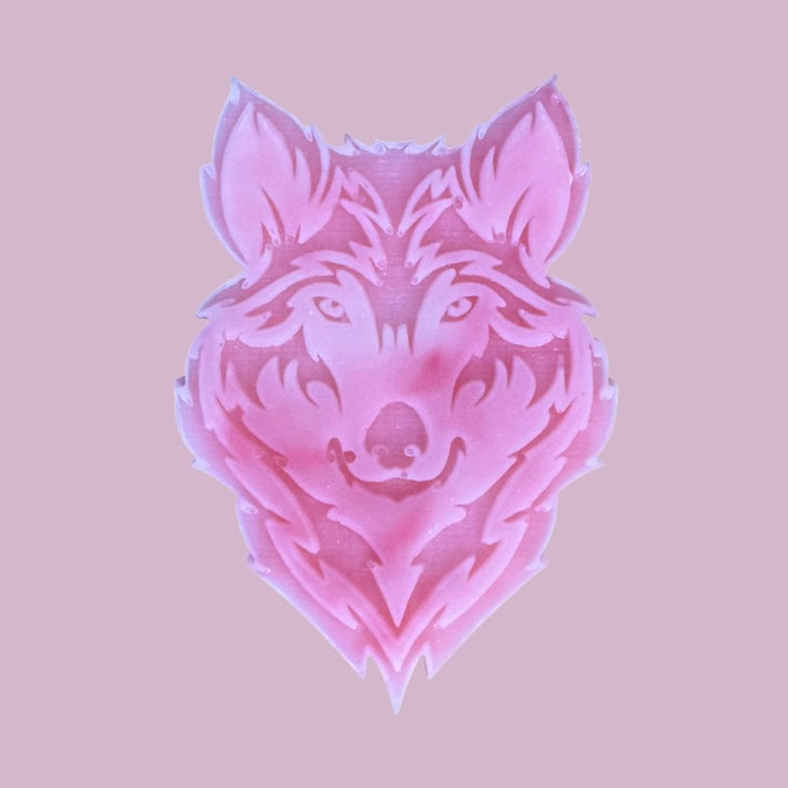 Cherry & Nordic Cotton Wolf Shape