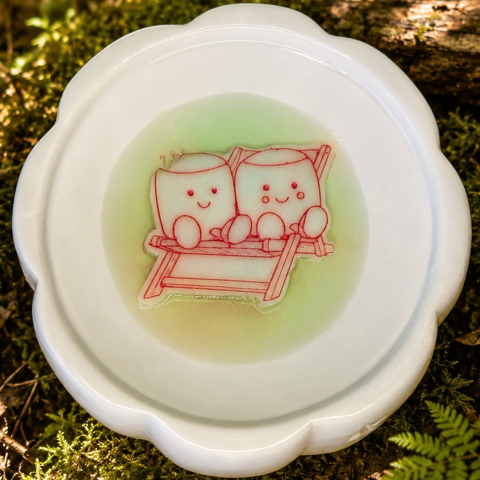 Marshmallows Sunbathing Shape