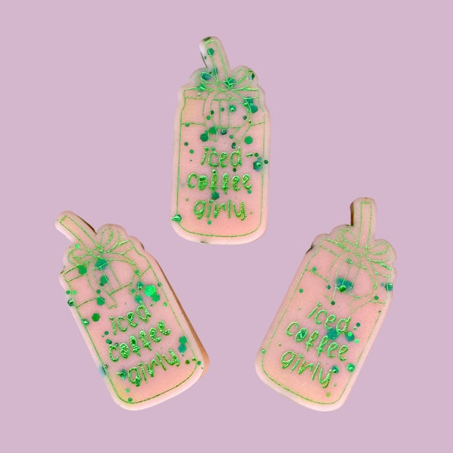 Iced Coffee Girly Shapes