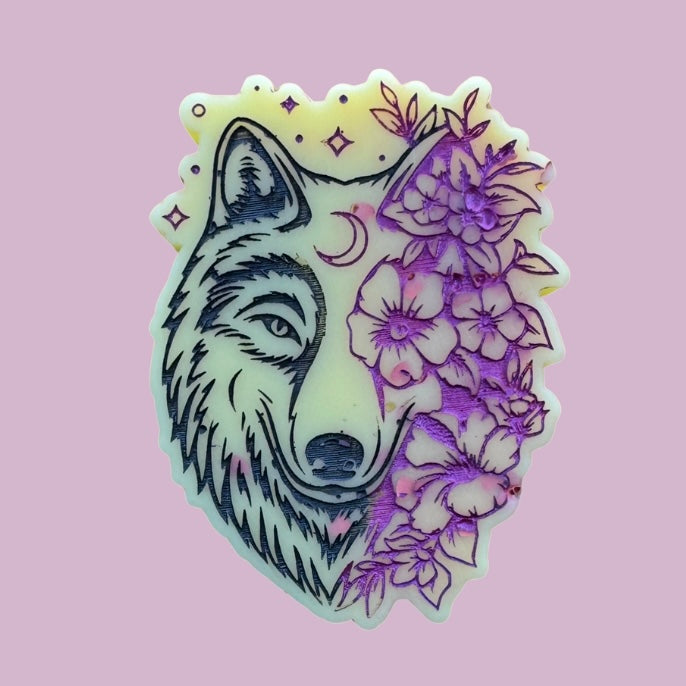 Fruity Rings Flower Wolf Shape