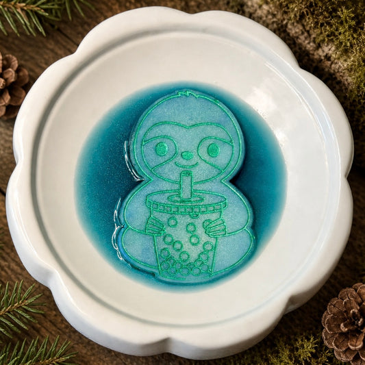 Bubble Tea Sloth Shape