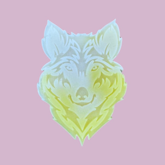 Lemon Sherbet Wolf Shape