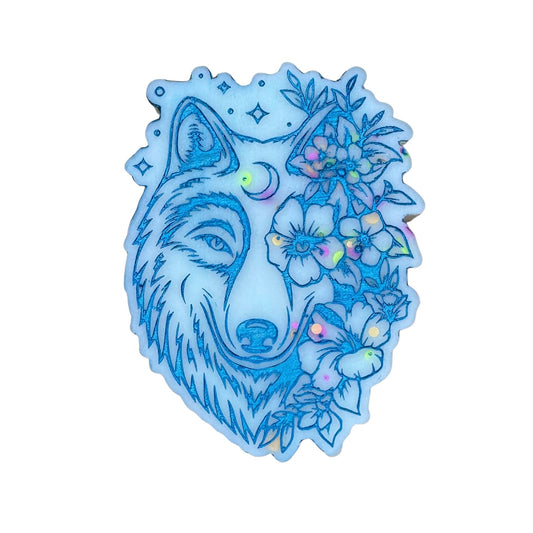 Fruity Juicy Bubblegum Flower Wolf Shape