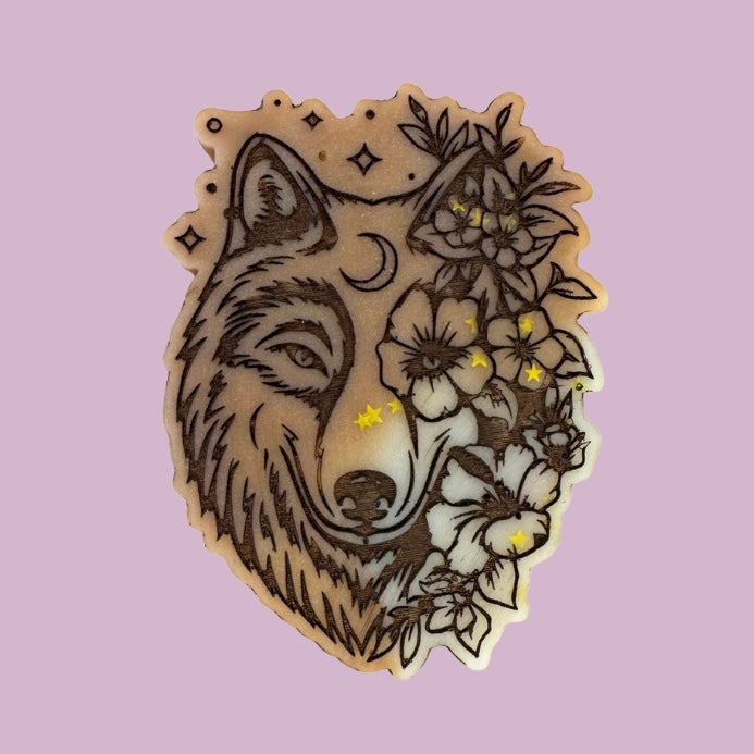 Vanilla Two Eight Flower Wolf Shape