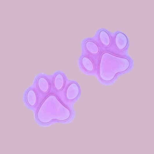 Strawberry Milkshake Paw Print Shapes