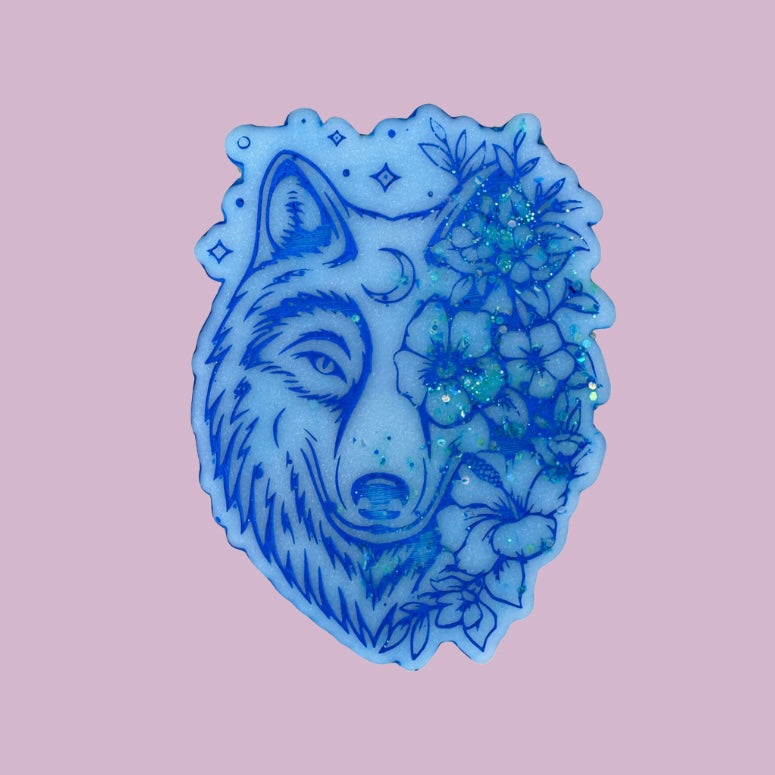 Imp Sea Mint & Minerals Flower Wolf Shape
