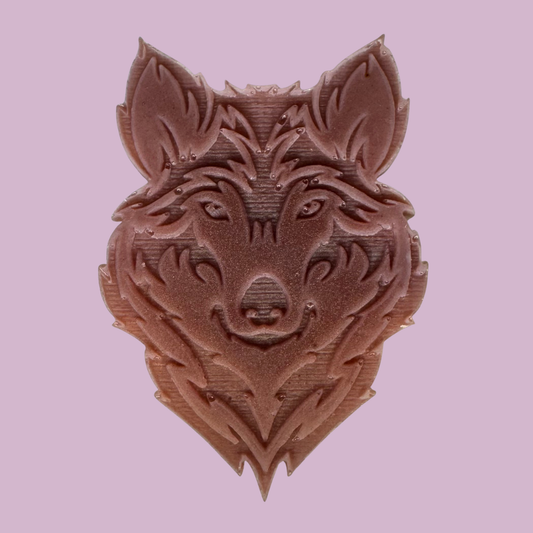 Chocolate Fudge Brownies Wolf Shape