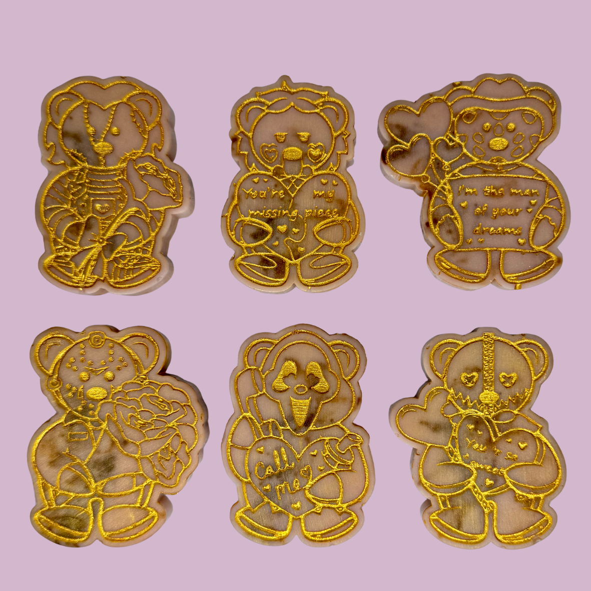 2 Mystery Valentine killer Teddies