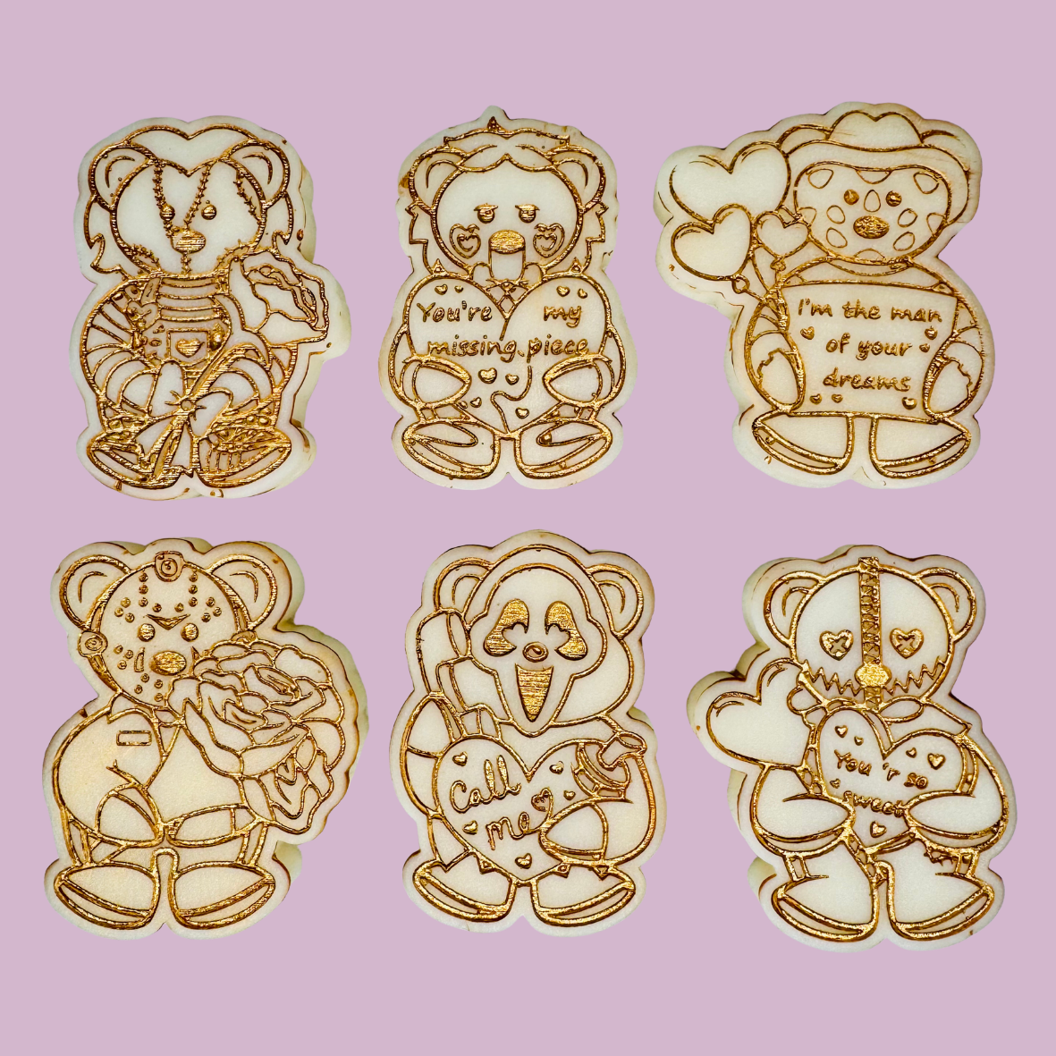 2 Mystery Valentine killer Teddies