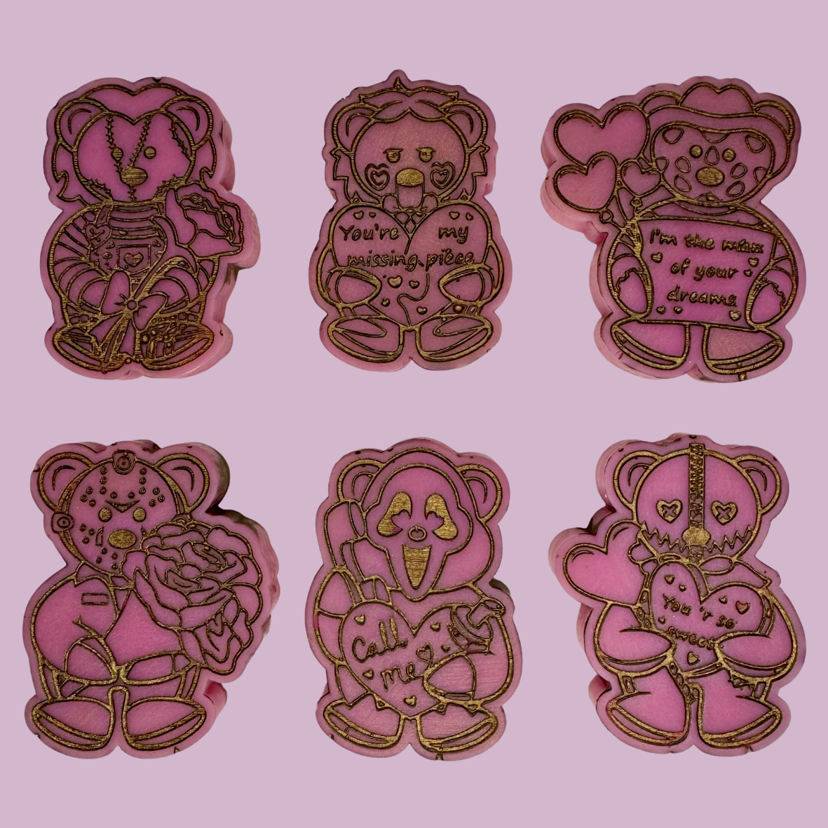 2 Mystery Valentine killer Teddies