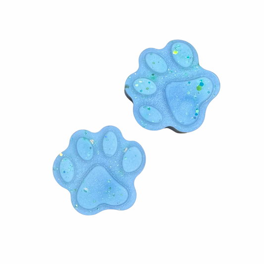 Imp Sea Mint & Minerals Paw Print Shapes