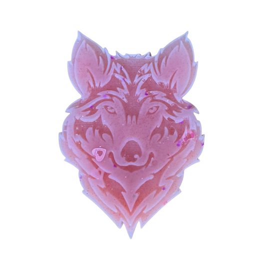 Vanilla Candy Rock Sugar Wolf Shape