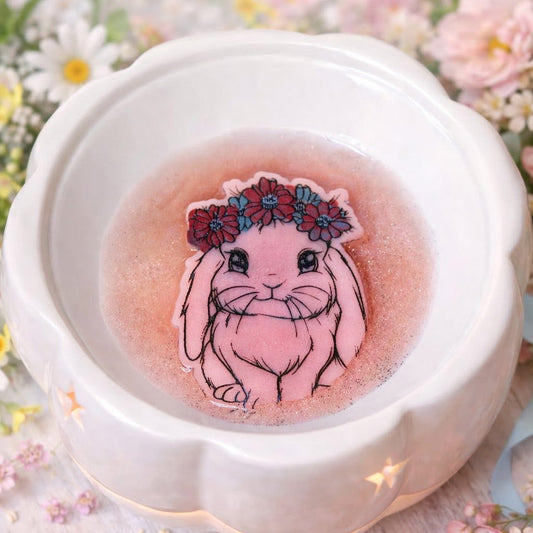 Flower Rabbit Wax Shape