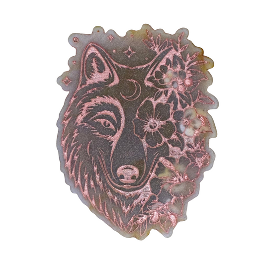 Pumpkin Pecan Waffles Flower Wolf Shape