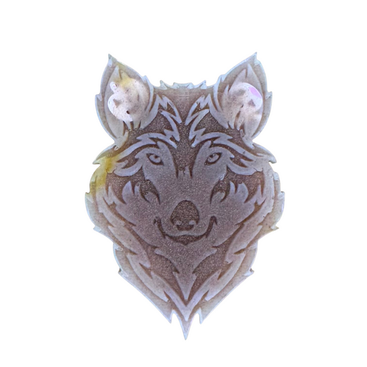 Pumpkin Pecan Waffles Wolf Shape