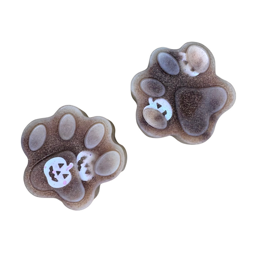 Pumpkin Pecan Waffles Paw Print Shapes