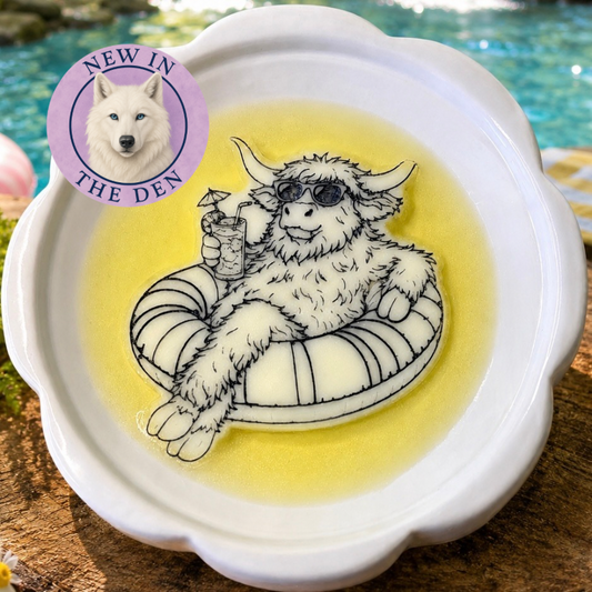 Just Chilling Highland Cow Shape